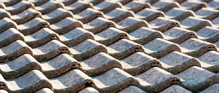 Concrete tile roof